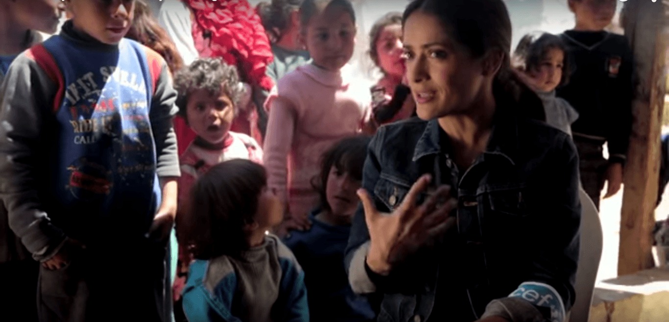 Salma Hayek: la « joie d&rsquo;aider les autres »