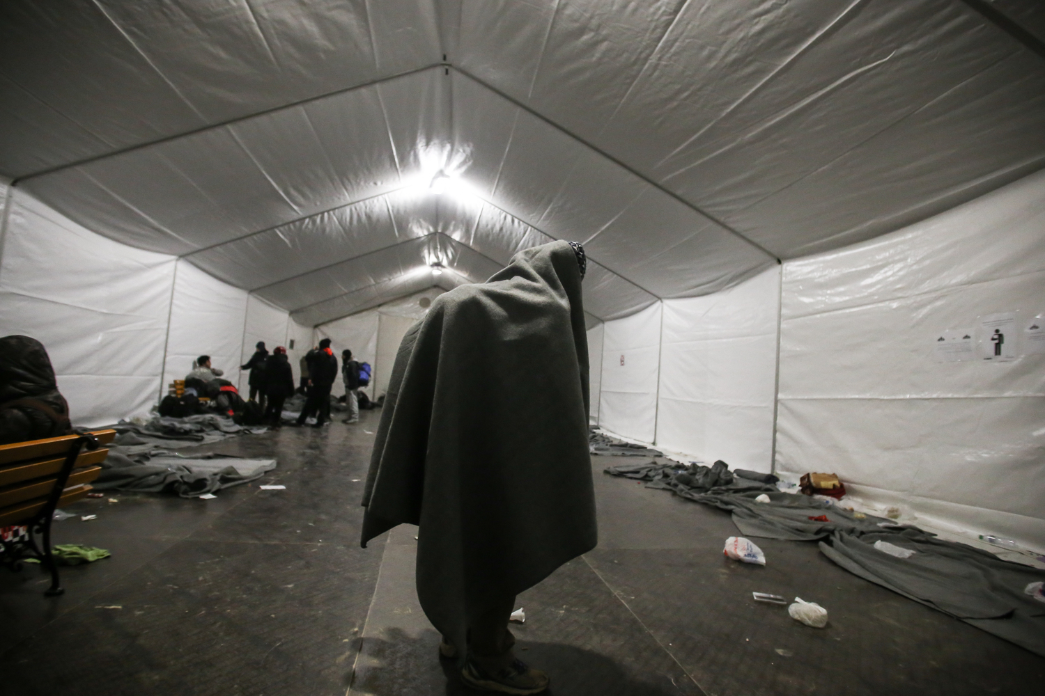 Fermeture des frontières et températures glaciales : dur hiver pour les réfugiés