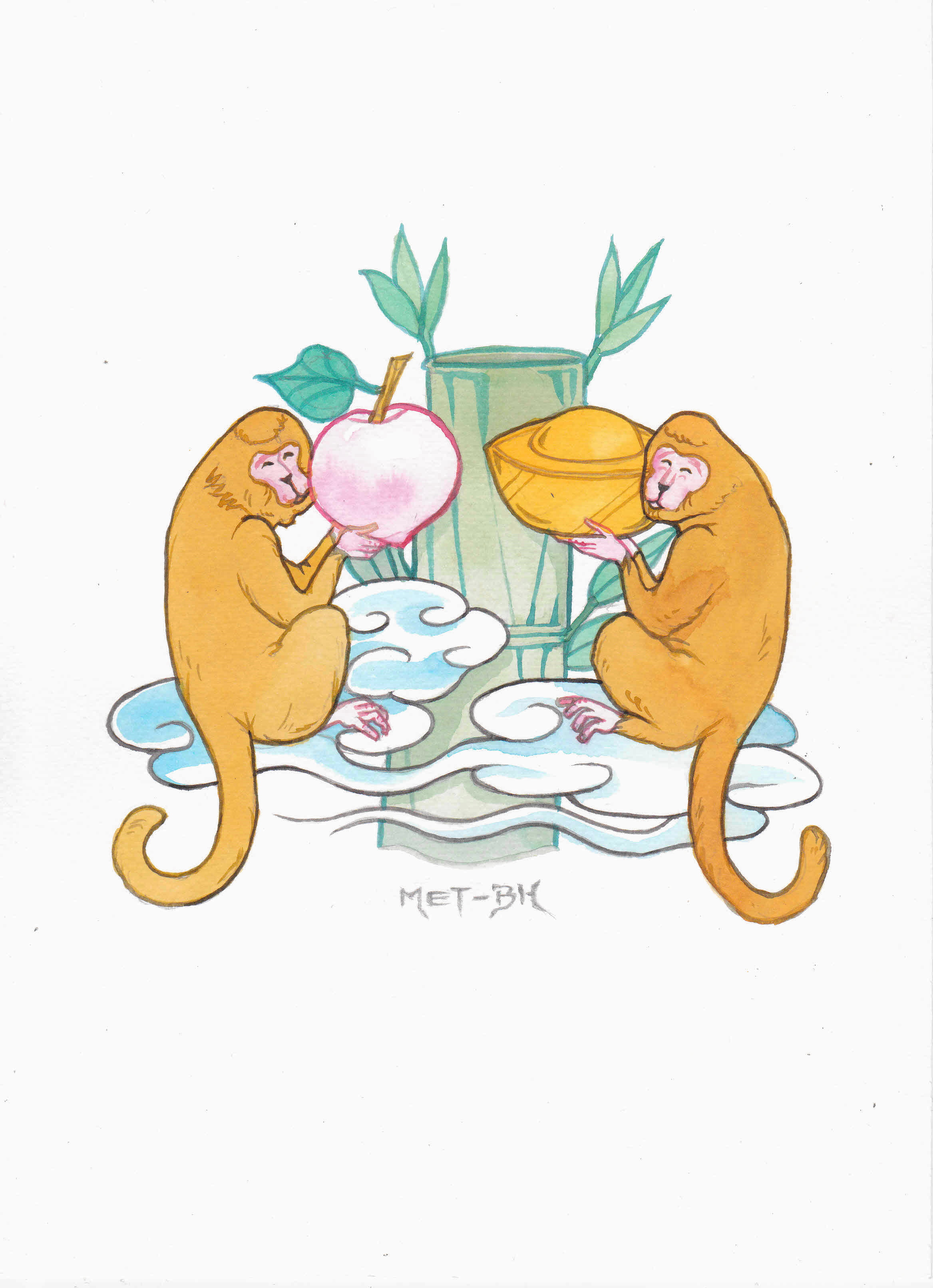 Le singe et les cinq éléments