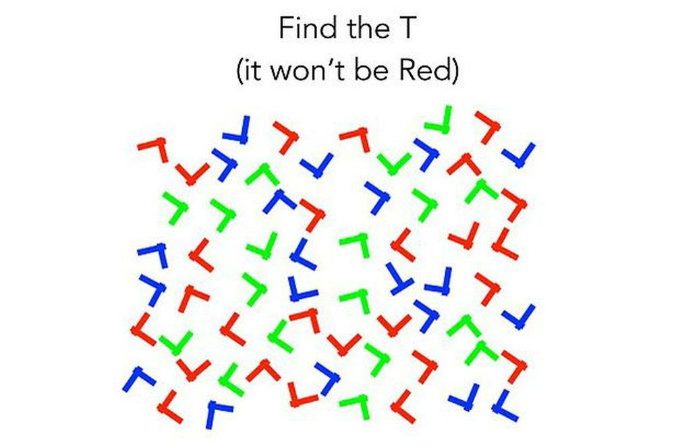 Pouvez-vous trouver le ‘T’ dans ce puzzle en moins de 10 secondes ?