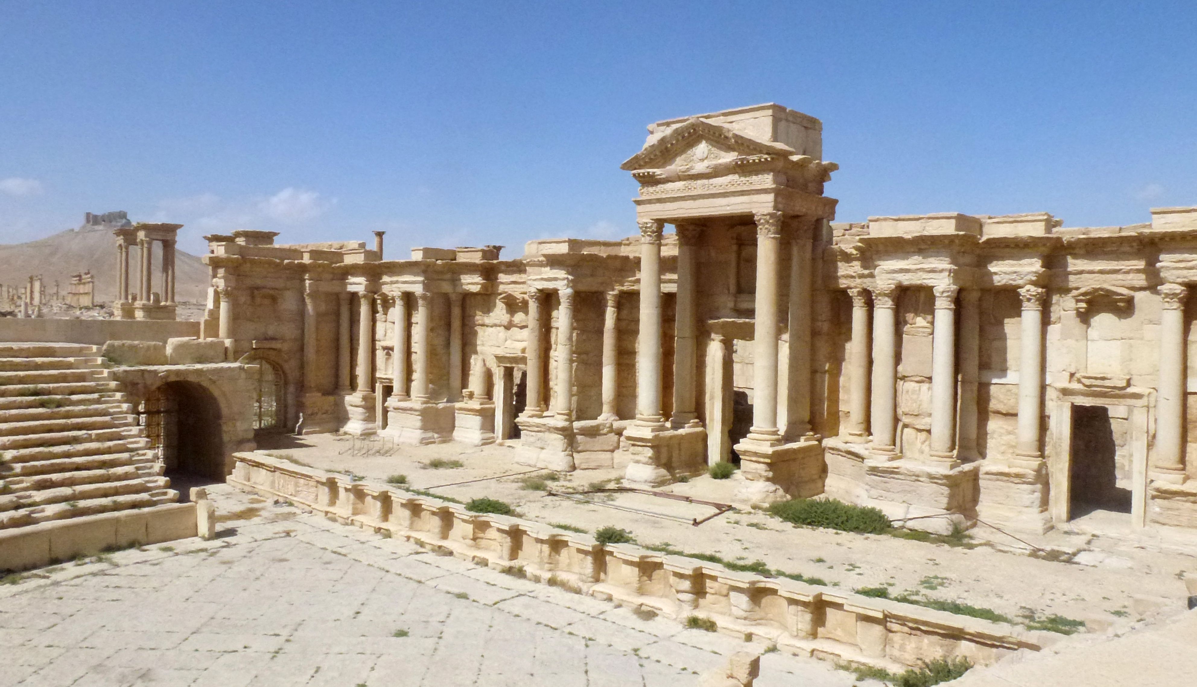 Palmyre après Daech, filmée par un drone