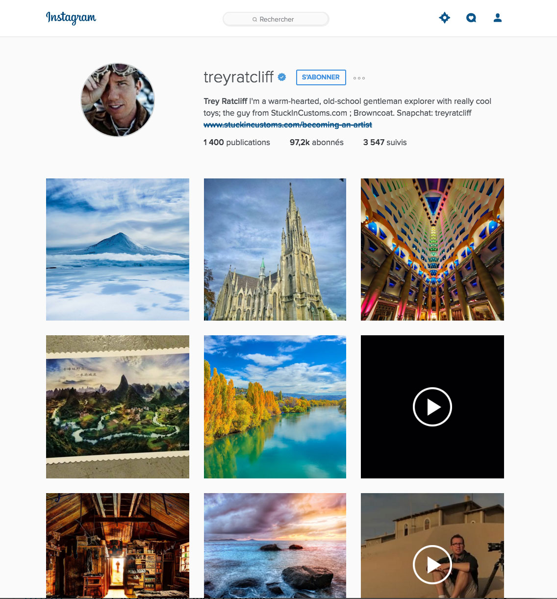 10 comptes Instagram pour voyager