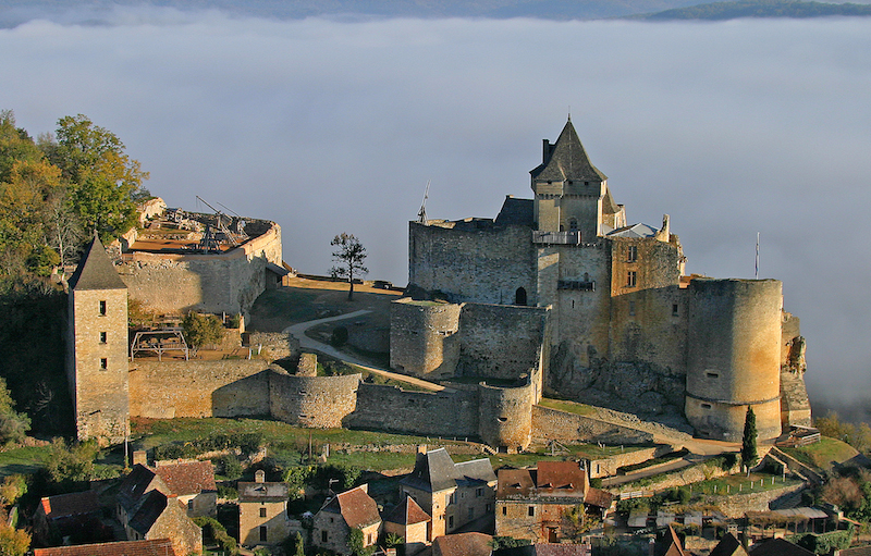 Le château de Castelnaud en Dordogne