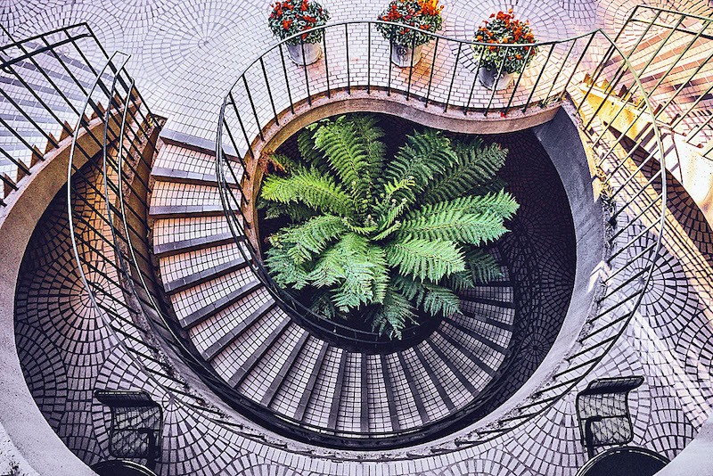 Courir dans les escaliers pour être en forme