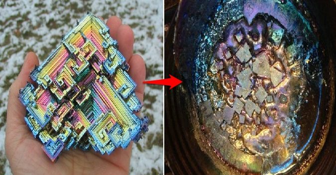 Le bismuth métal se liquéfie en dessous de 0°C