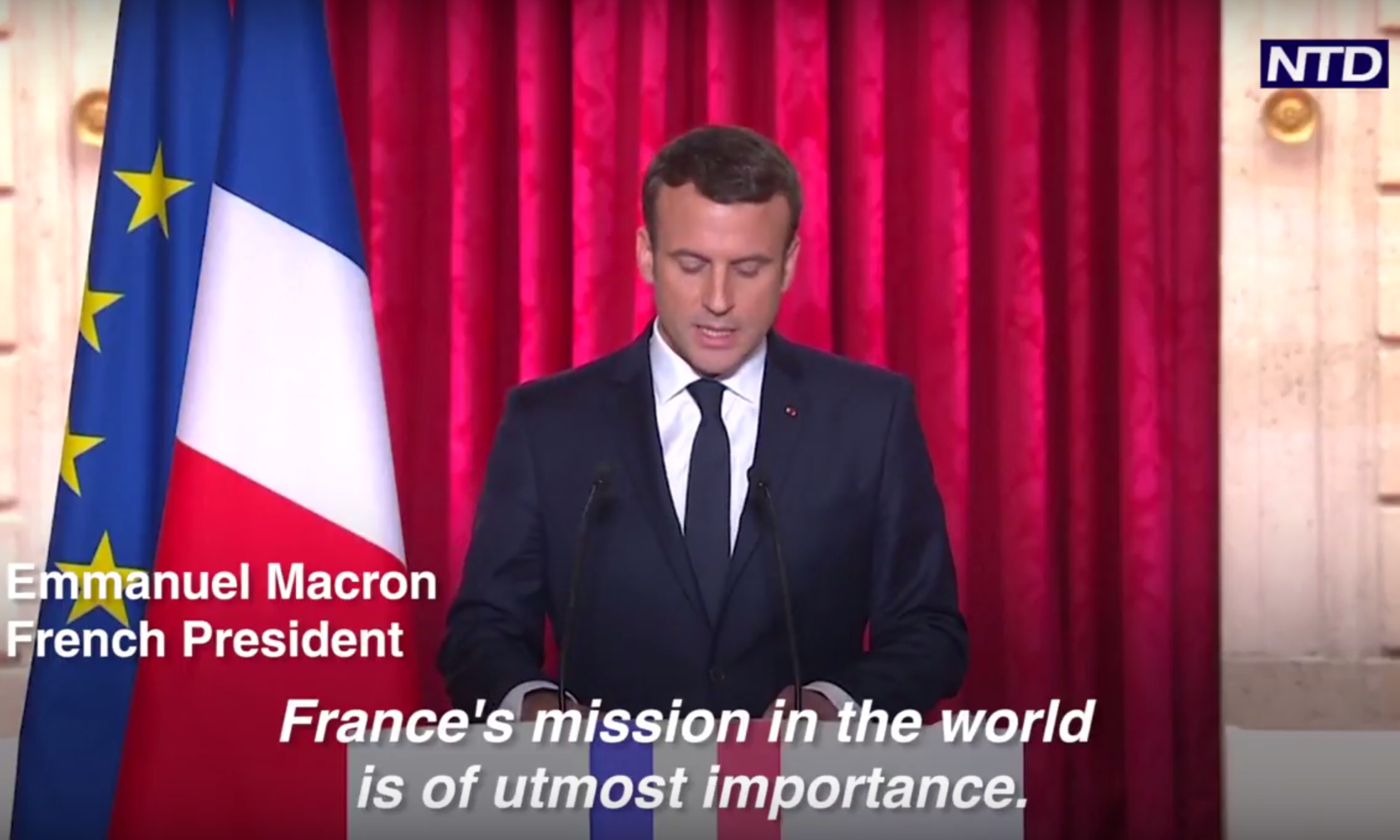 Macron affirme que le monde a besoin de la France plus que jamais
