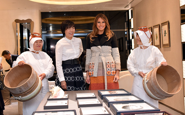 Melania Trump et les perles japonaises