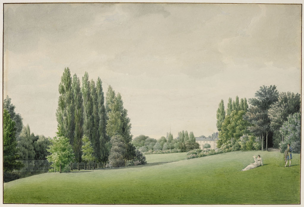 Auguste Garnerey, Vues du jardin de Joséphine
