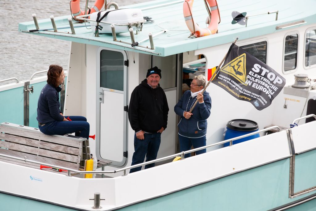 Action de pêcheurs contre la pêche électrique