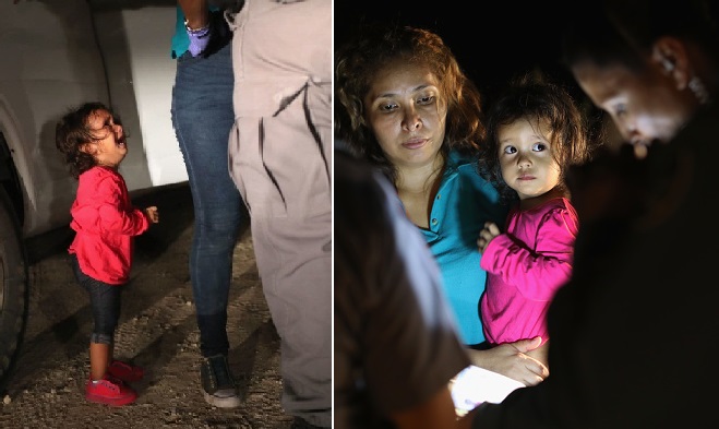 Fake news : La petite fille migrante qui pleure n&rsquo;a jamais été séparée de ses parents