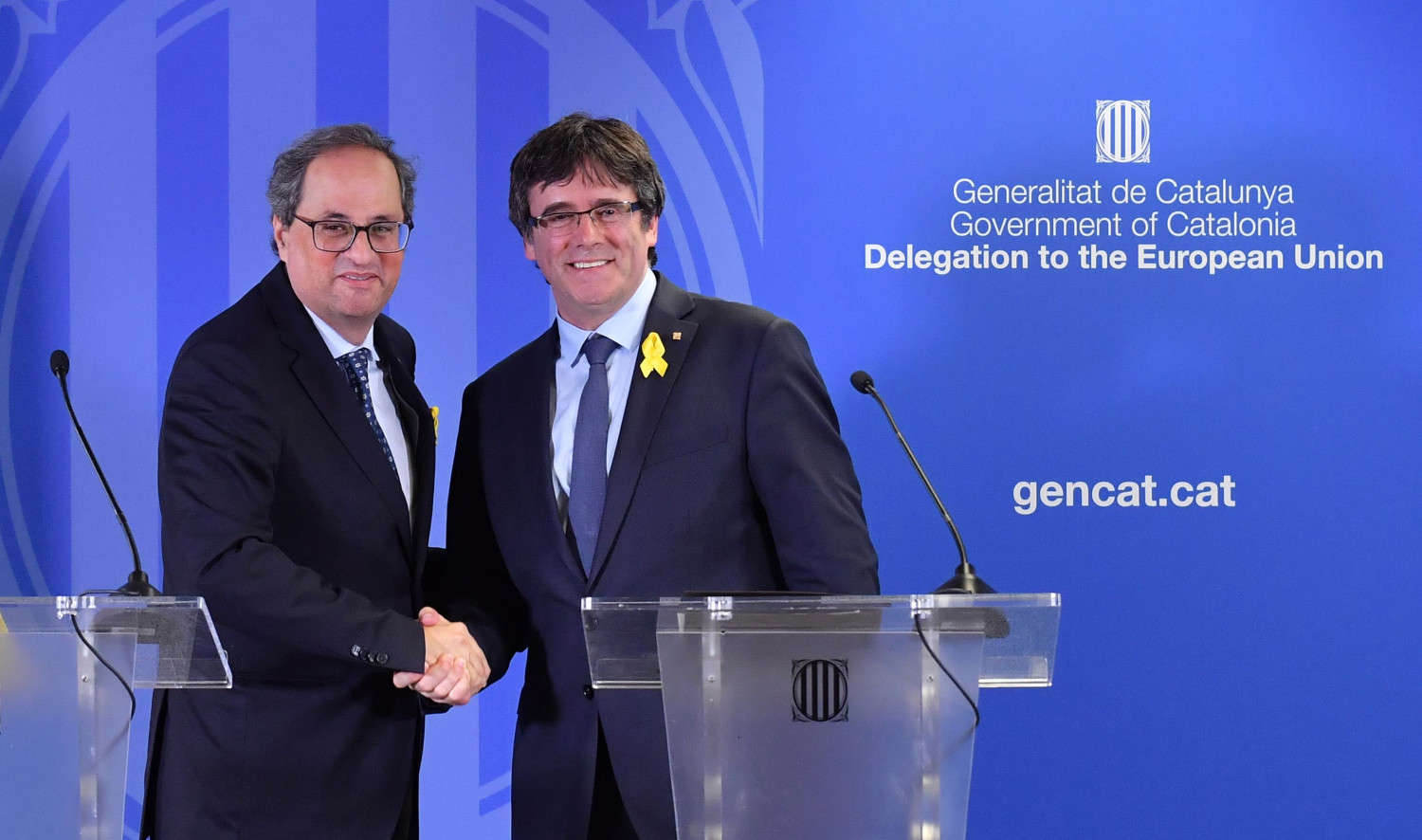 Puigdemont, de retour en Belgique, veut continuer à défendre « la juste cause du peuple catalan »