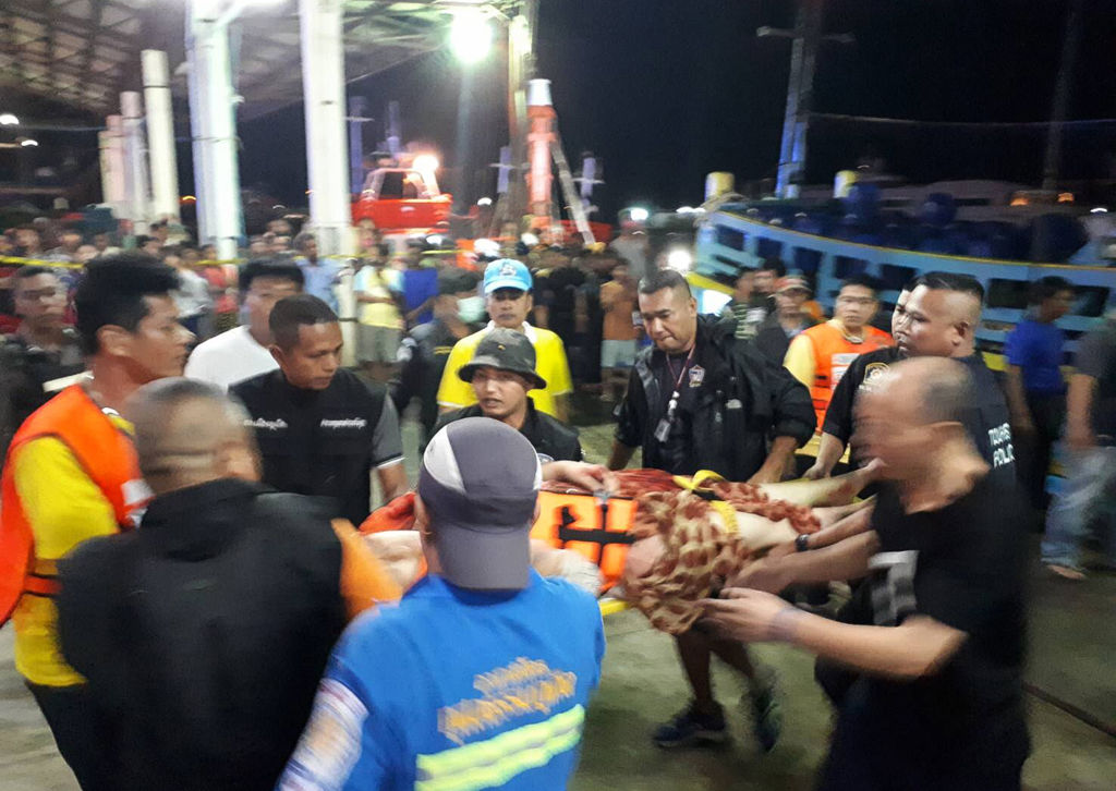 Naufrage en Thaïlande: 21 morts retrouvés, d&rsquo;autres corps vus dans l&rsquo;épave