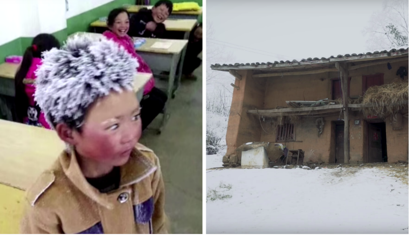 Qui est le garçon aux cheveux gelés qui a ému le monde en janvier ? Découvrez sa triste histoire familiale