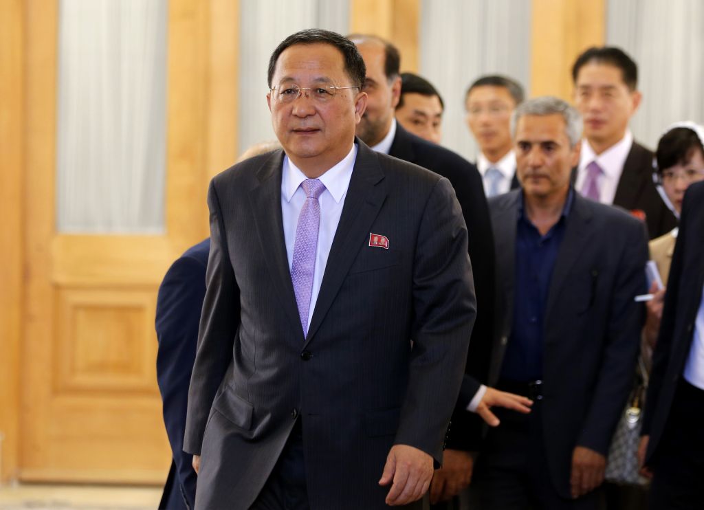 Le chef de la diplomatie nord-coréenne en Iran