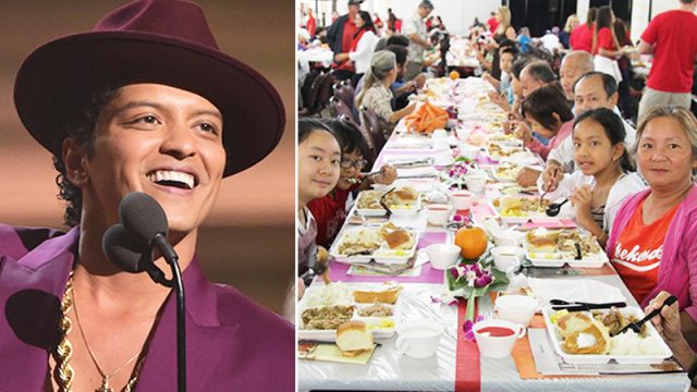 Bruno Mars nourrira 24 000 résidents d&rsquo;Hawaï dans le besoin en faisant un généreux don à l&rsquo;occasion de Thanksgiving