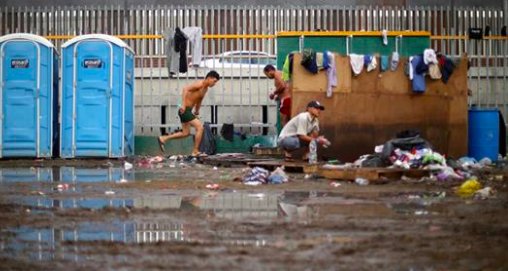 Un tiers des membres de la Caravane de migrants ont des problèmes de santé, notamment des poux et la tuberculose