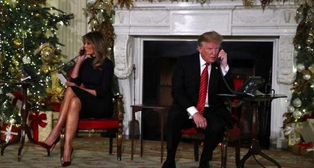 La fillette de 7 ans qui s&rsquo;est entretenue avec le président Donald Trump la veille de Noël a été identifiée