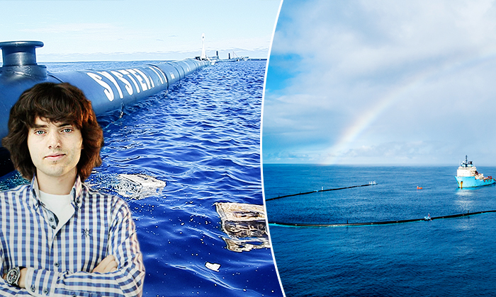 Un Néerlandais invente un système pour nettoyer le plastique de l&rsquo;océan – il affirme pouvoir retirer la moitié du plastique des océans en 5 ans
