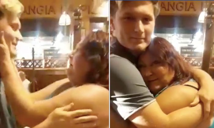 Réunion surprise entre une mère et son fils 18 ans après leur séparation