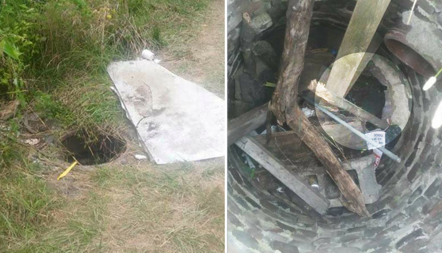 Des adolescents curieux déplacent une étrange plaque de bois au sol et découvrent un trou en dessous avec quelque chose qui les regarde d&rsquo;en bas