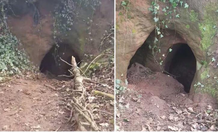 Dans un champ de fermier, un terrier de lapin mène à de mystérieuses grottes