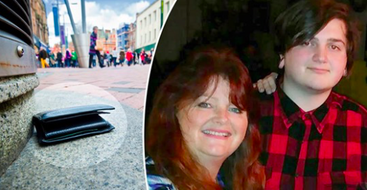 Un adolescent qui n&rsquo;a pas d&rsquo;argent pour manger voit 2000€ dans un portefeuille et le rend à son propriétaire – sa mère lui envoie ensuite un texto