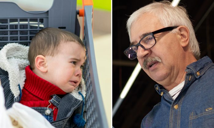 Une inconnue suit un grand-père et son «petit morveux» au supermarché et l&rsquo;aborde. Mais sa réponse est surprenante