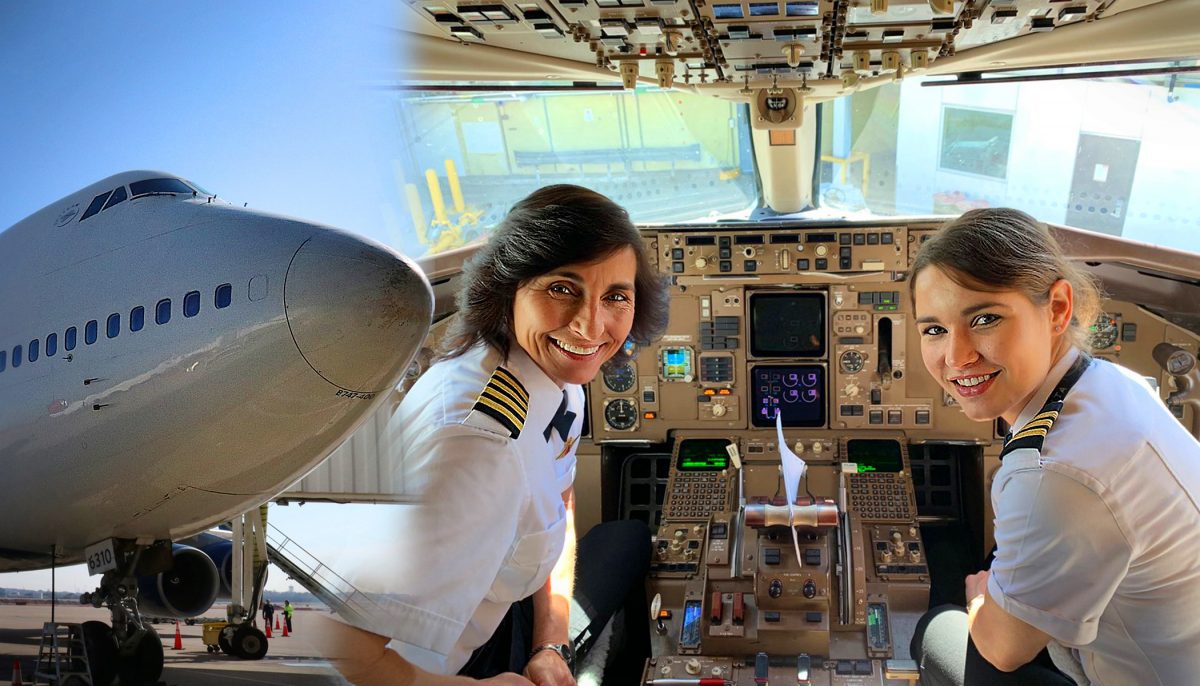 Une mère et sa fille pilotes deviennent virales après que la photo d&rsquo;elles volant ensemble a été affichée en ligne