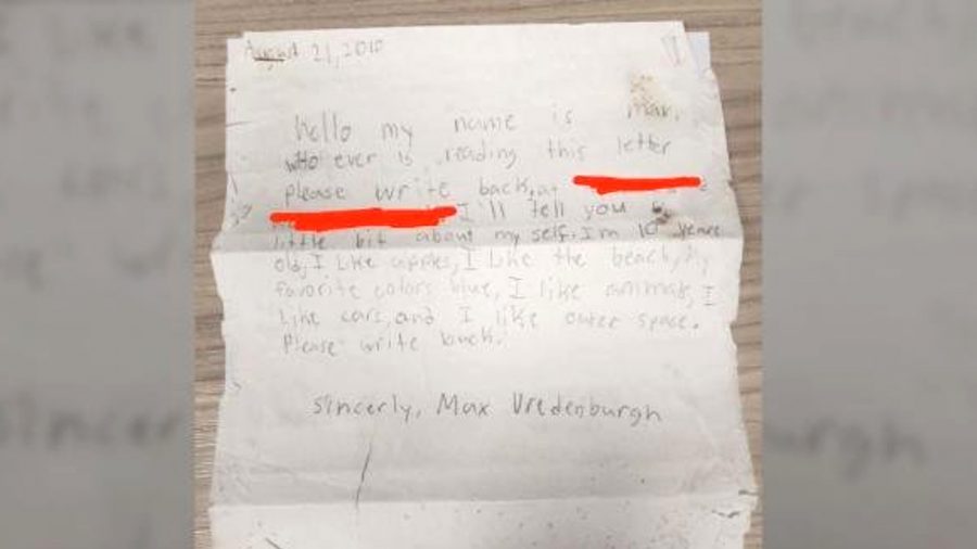 Il avait jeté une bouteille à la mer il y a 9 ans dans le Massachusetts – il a finalement reçu une réponse de France