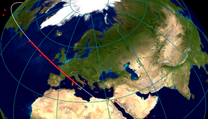 Seine-Maritime: une traînée de plusieurs points lumineux aperçus dans le ciel