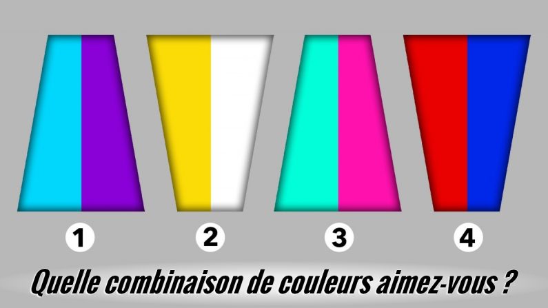 Test psychologique : la combinaison de couleurs que vous choisissez peut révéler votre personnalité