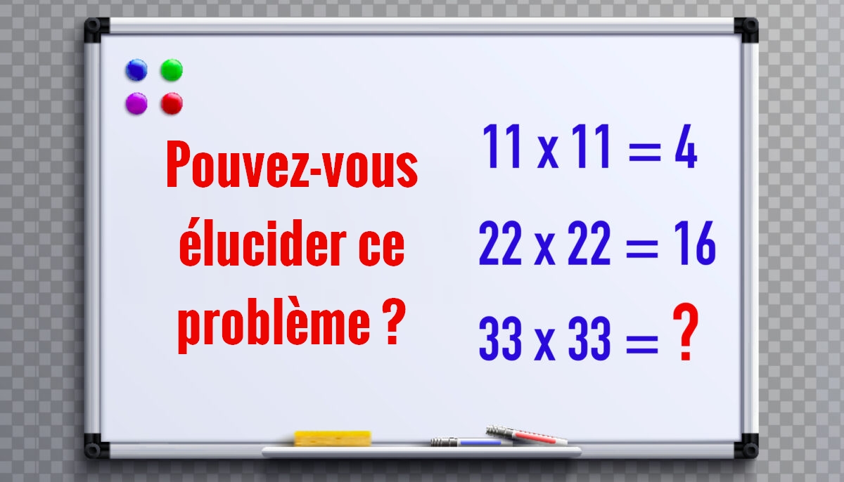 Seuls les génies peuvent résoudre cet amusant casse-tête mathématique viral: «11×11=4», disent les internautes