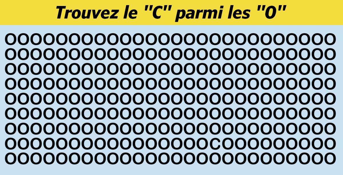 Un défi pendant le confinement : à quelle vitesse pouvez-vous trouver l&rsquo;intrus dans ce puzzle?