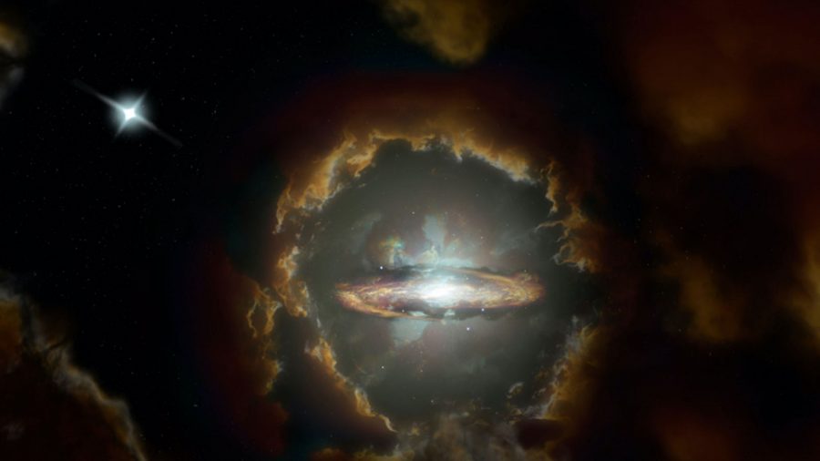 Les astronomes découvrent le disque de Wolfe, une galaxie invraisemblable, dans l&rsquo;univers lointain