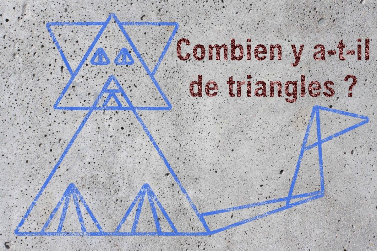 Pouvez-vous trouver tous les triangles dans ce simple dessin de chat? Ce n&rsquo;est pas aussi simple que ça en a l&rsquo;air!