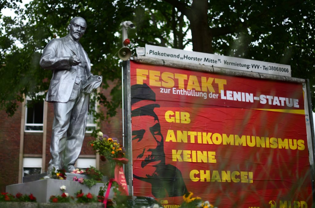 Une statue de Lénine, un des plus grands tyrans communistes, a été érigée en Allemagne