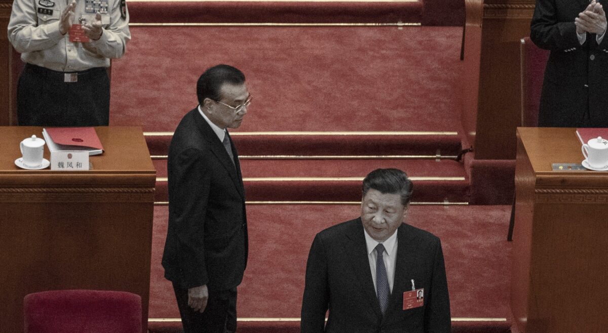 Les luttes intestines politiques s&rsquo;affichent alors que le leader et le Premier ministre chinois font des commentaires contradictoires sur l&rsquo;état de l&rsquo;économie