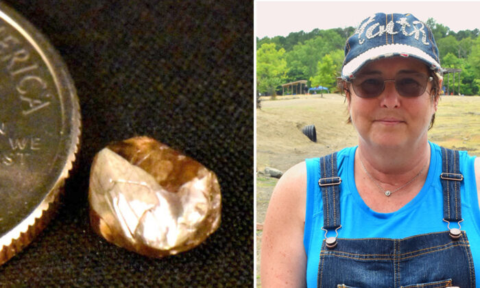 Une femme de l&rsquo;Arkansas déterre le plus gros diamant de 2020