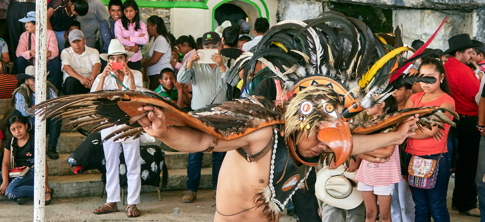 La feria de la Virgen del Peñón de Jonotla au Mexique