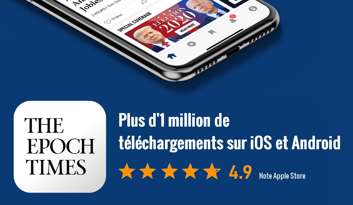 L’application The Epoch Times, la plus téléchargée de toutes dans la catégorie des journaux aux États-Unis