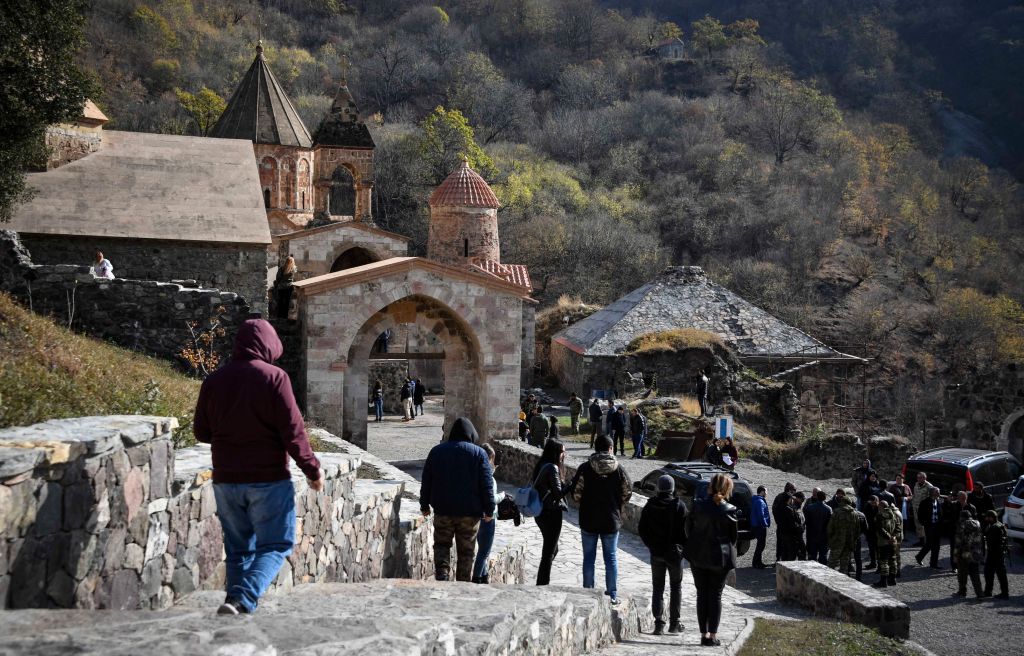 Au Karabakh, les adieux au monastère millénaire arménien de Dadivank rétrocédé aux Azerbaïdjanais