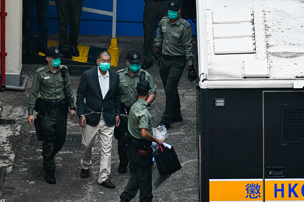 Le magnat pro-démocratie hongkongais Jimmy Lai au tribunal