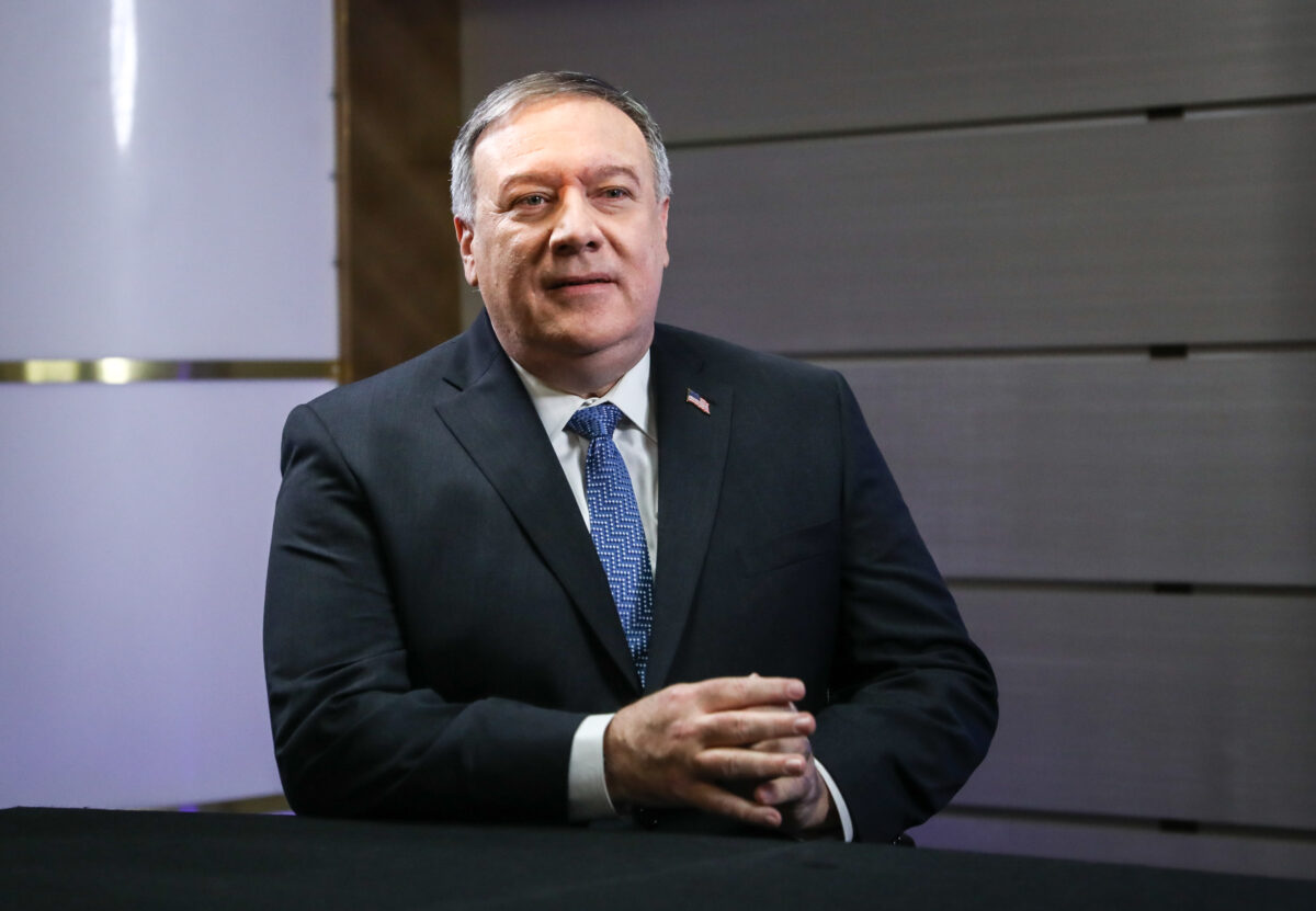 Pompeo affirme que l&rsquo;histoire révélera le « bon travail » de l&rsquo;administration Trump