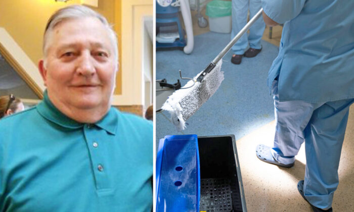 Afin de voir son père pendant la pandémie, une fille travaille à temps partiel pour faire la plonge et laver les sols dans une maison de retraite