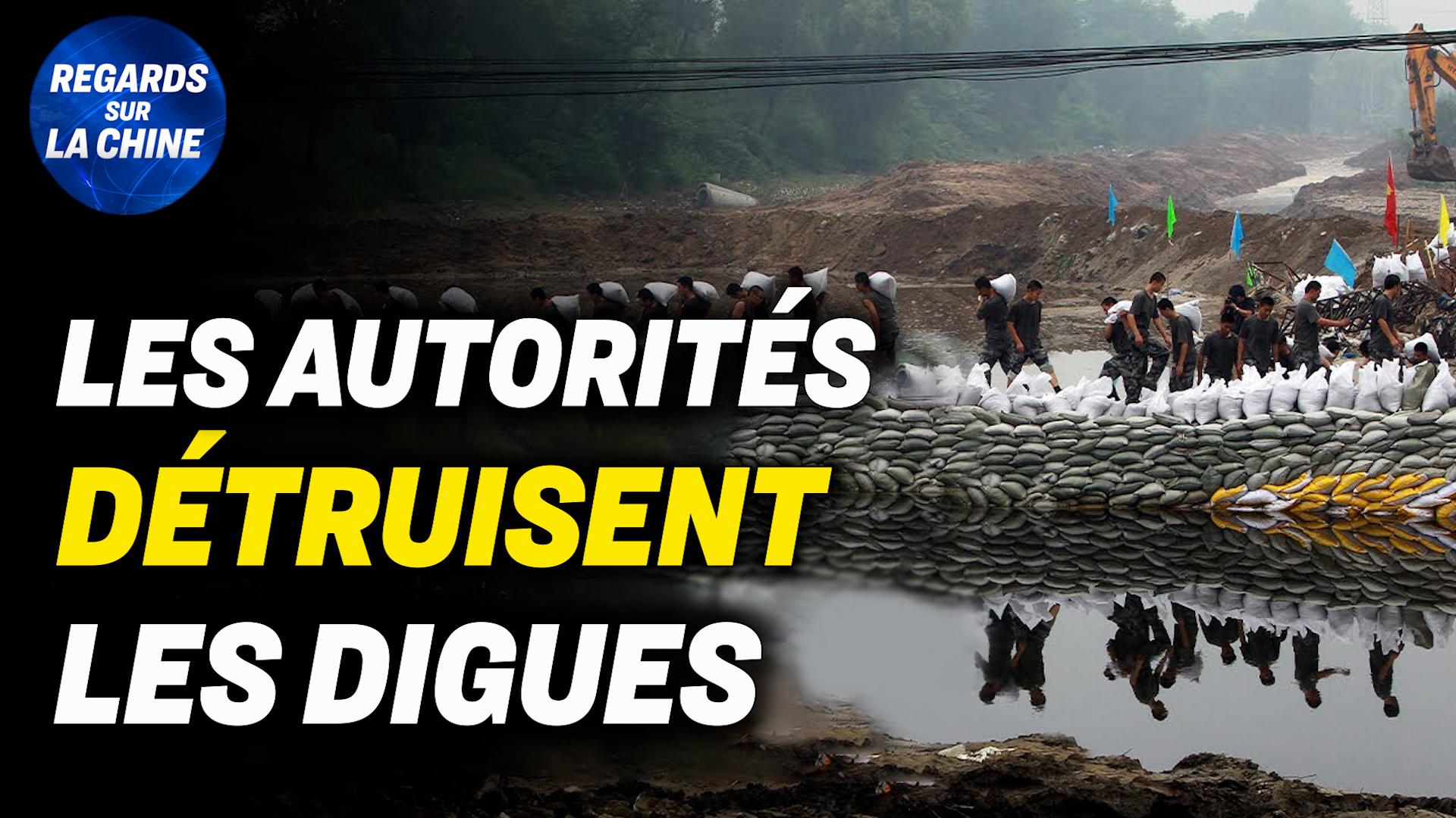 Focus sur la Chine – Inondations : les autorités détruisent les digues d’une rivière