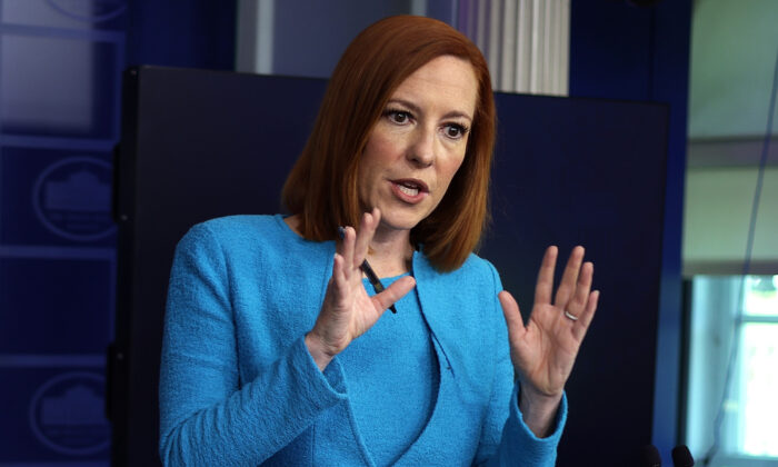 Jen Psaki, la porte-parole de la Maison-Blanche, suggère que les internautes faisant de la « désinformation » ne devraient plus avoir accès à aucune plateforme