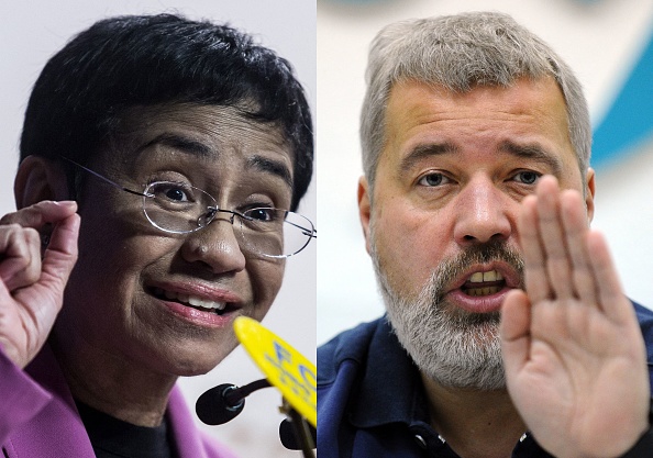 Prix Nobel de la paix : deux journalistes, Maria Ressa et Dmitri Mouratov, récompensés
