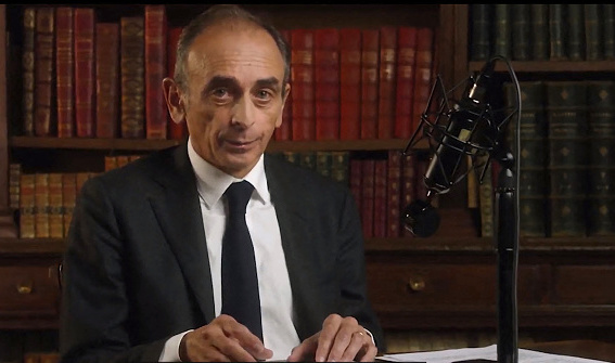 Clip de la candidature d&rsquo;Eric Zemmour : interdit aux moins de 18 ans sur YouTube