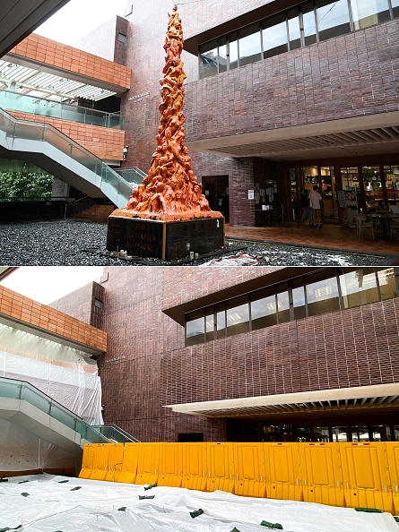 Hong Kong: une statue à la mémoire de Tiananmen déboulonnée, provoquant un tollé