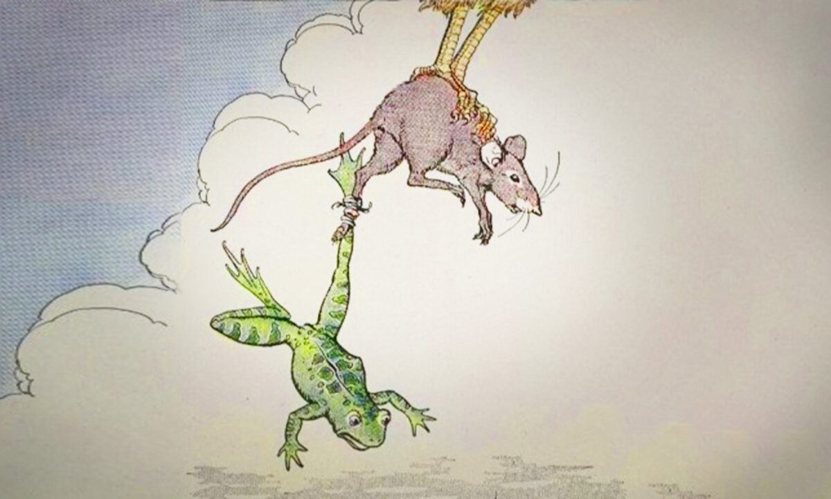 Les Fables d’Ésope : « La grenouille et la souris »